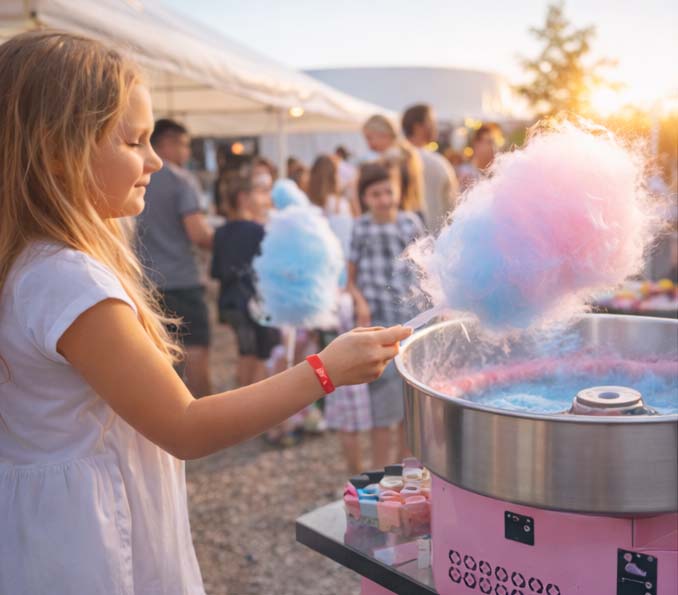 Zuckerwatte - Maschine mieten
